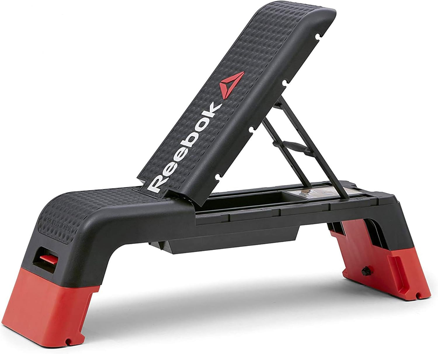 Deck Multipurpose Adjustable Bench Aerobic Strength Training Incline and Decline, Red