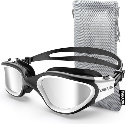 Swim Goggles, Polarized Swimming Goggles Filter Out All Glare Anti-Fog No Leaking for Adult Men Women